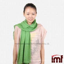 China Inner Mongolia Cashmere Plain Solid Green Infinity Scarf Shawls (Red/off white/blue)